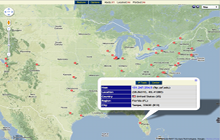 Packet Capture - IPv4 Address Hosts (Google Maps)